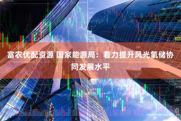 富农优配资源 国家能源局：着力提升风光氢储协同发展水平