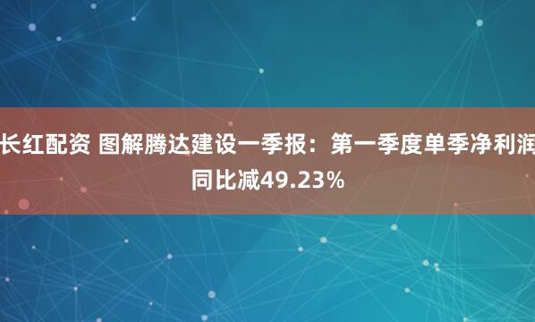 长红配资 图解腾达建设一季报：第一季度单季净利润同比减49.23%